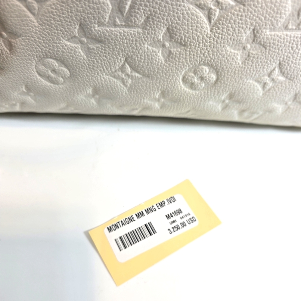 ✨️Excellent condition Louis Vuitton Montaigne MM White Empreinte - Picture 14 of 16